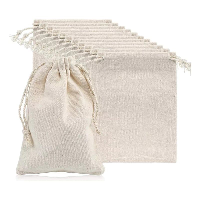 GENERICO - Bolsa De Tela Crea Tipo Saquito 15x20 Cm Pack 10 Unidades