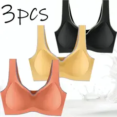 EDWINAYY - Pack 3 De Brasier Push Up Sujetador Sin Rastro Sin Varillas