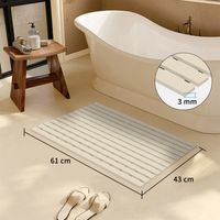 Alfombrilla Antideslizante para Ducha y Bañera 61 x 43 cm