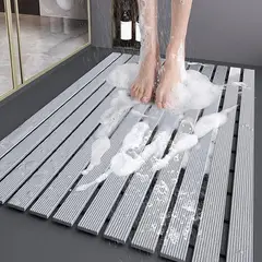 AIZO - Alfombrilla de Ducha Antideslizante para Baño 61 x 43 cm