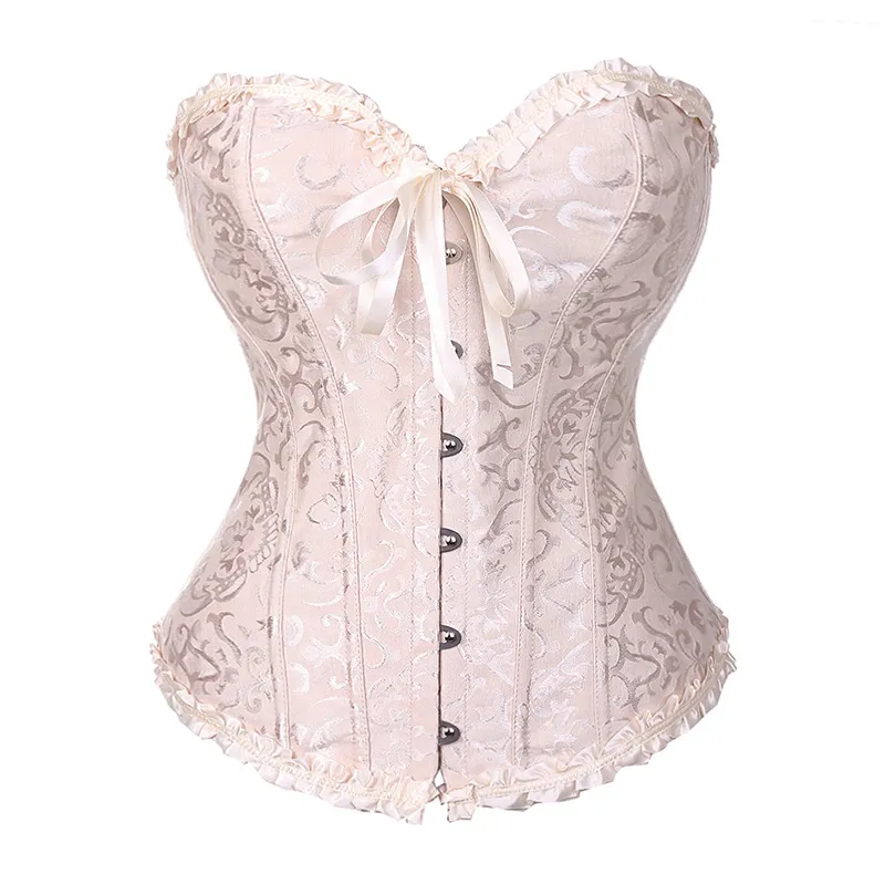 EDWINAYY - Corset Sexy Modelador Bustier Victoriano De Encaje + Colale