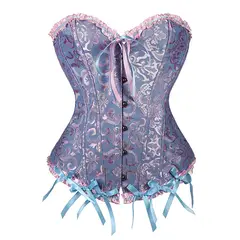 EDWINAYY - Corset Sexy Modelador Bustier Victoriano De Encaje + Colale