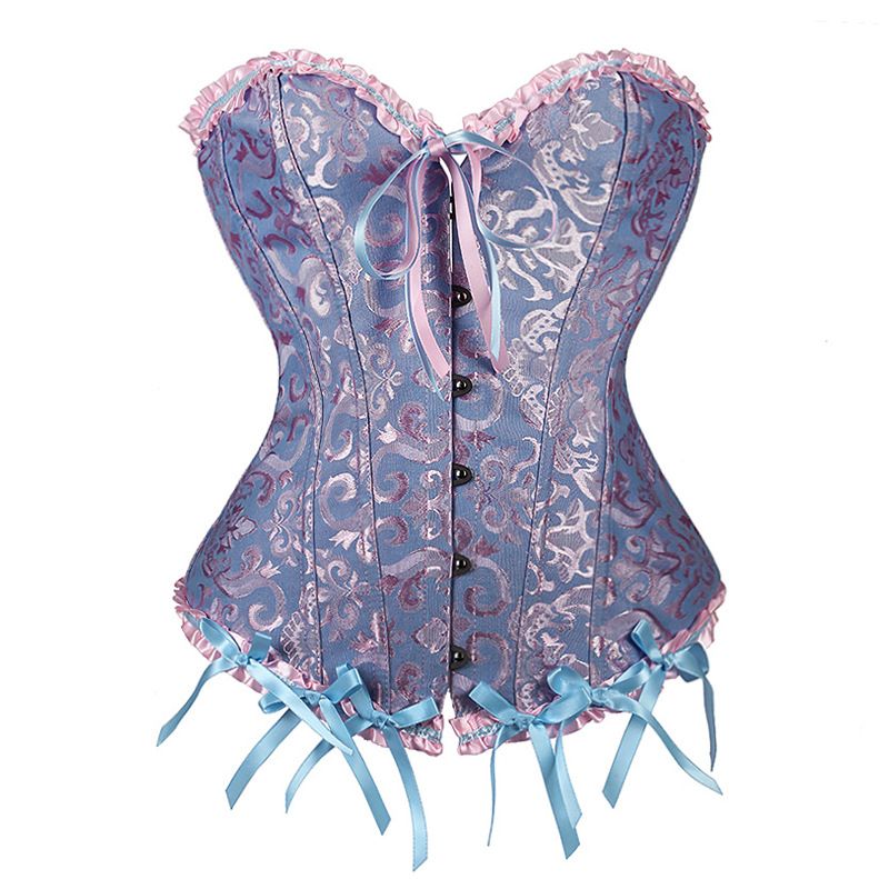 EDWINAYY - Corset Sexy Modelador Bustier Victoriano De Encaje + Colale