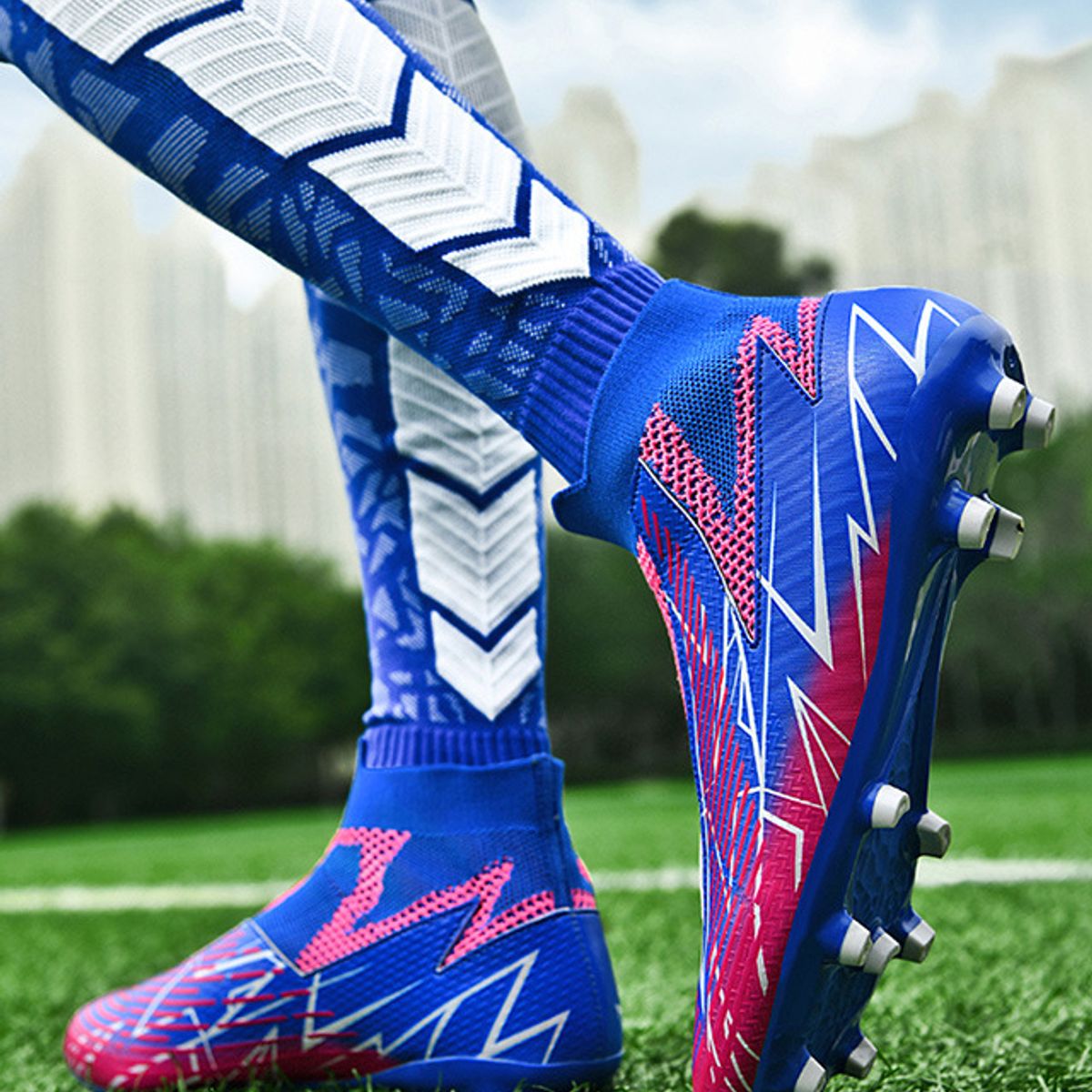 DANWEILE - Zapatos de fútbol para estudiantes de hombre