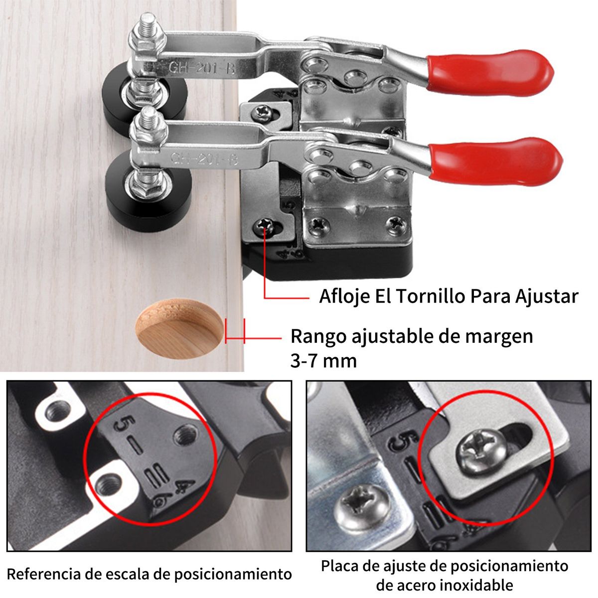 YAYKO - Guía De Plantilla De Perforación Para Bisagra + Broca 35mm