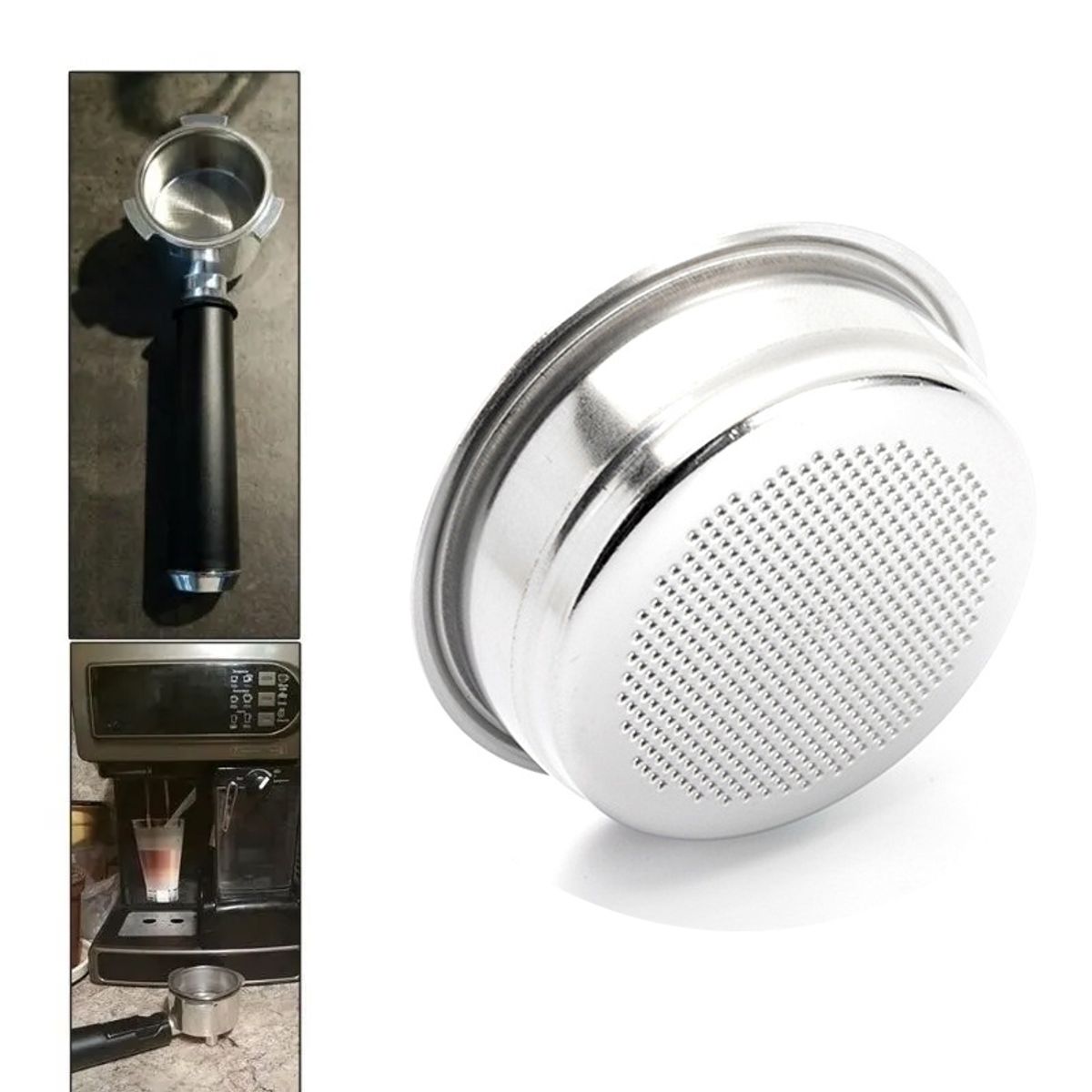 GENERICO - Filtro Cafetera Acero Inoxidable Maquina Cafe
