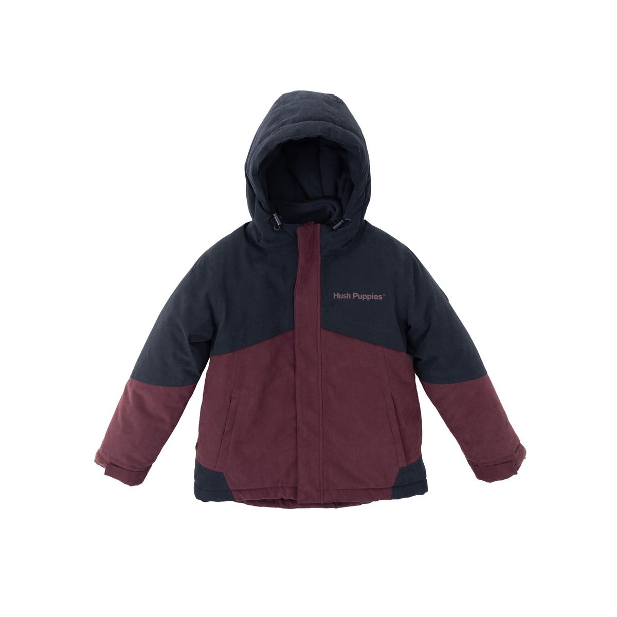 HUSH PUPPIES - Parka Waterproof Optimus Niño Burdeo HUSH PUPPIES
