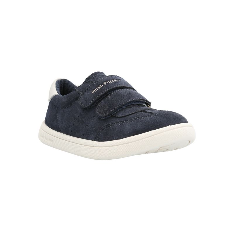 HUSH PUPPIES - Zapatilla Cuero Clara-K Niño Azul HUSH PUPPIES