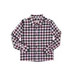 HUSH PUPPIES - Camisa Manga Larga Collie Niño Rojo