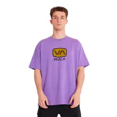 RVCA - Polera manga corta Hombre Transistor Morado