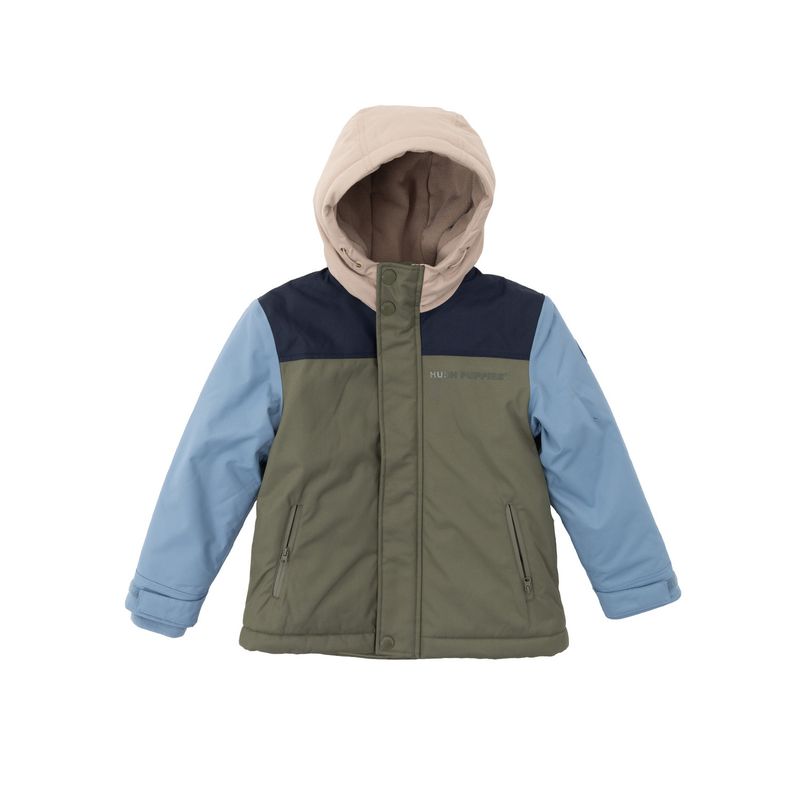 HUSH PUPPIES - Parka Waterproof Silvestre Niño Verde HUSH PUPPIES