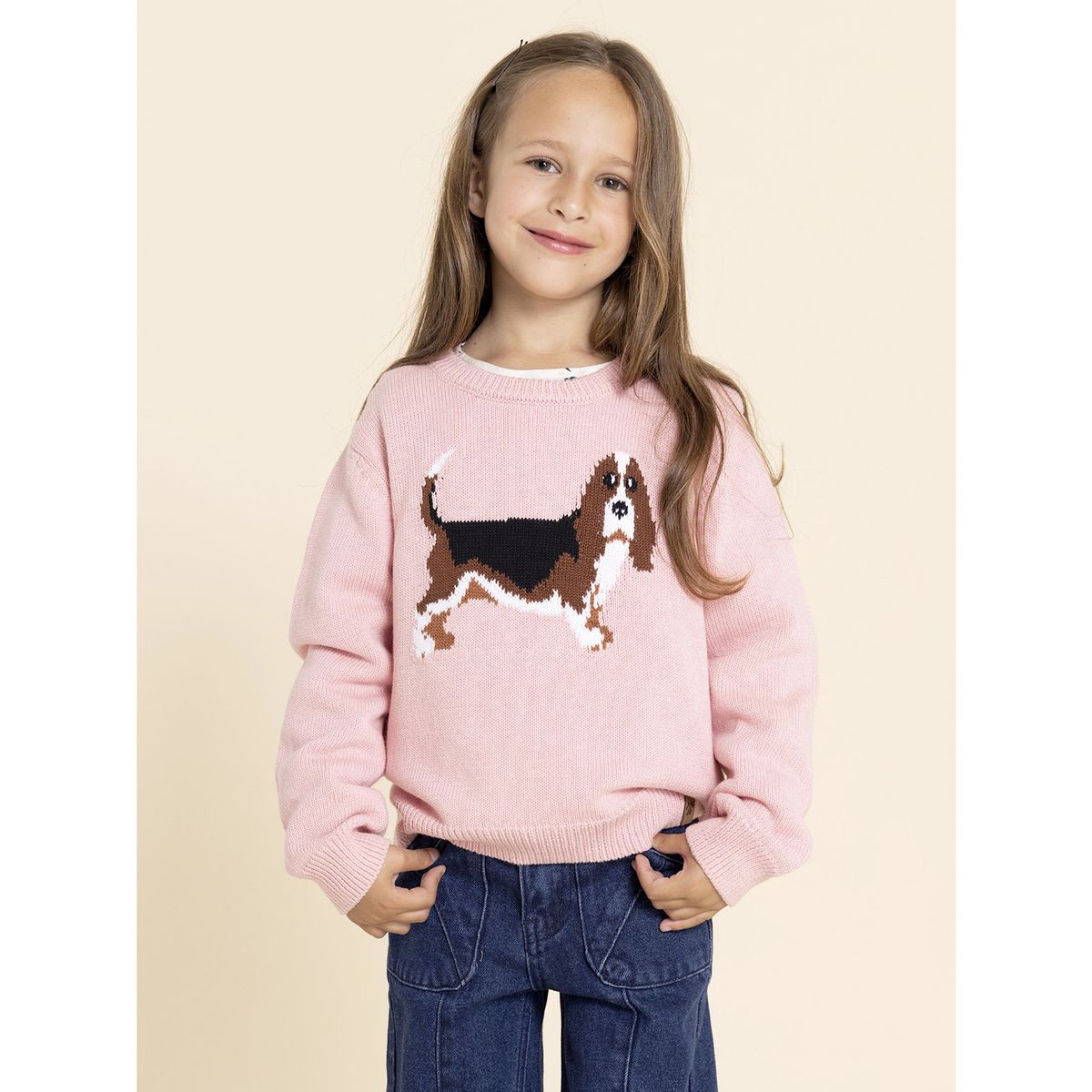 HUSH PUPPIES - Chaleco Basset Niña Rosado HUSH PUPPIES