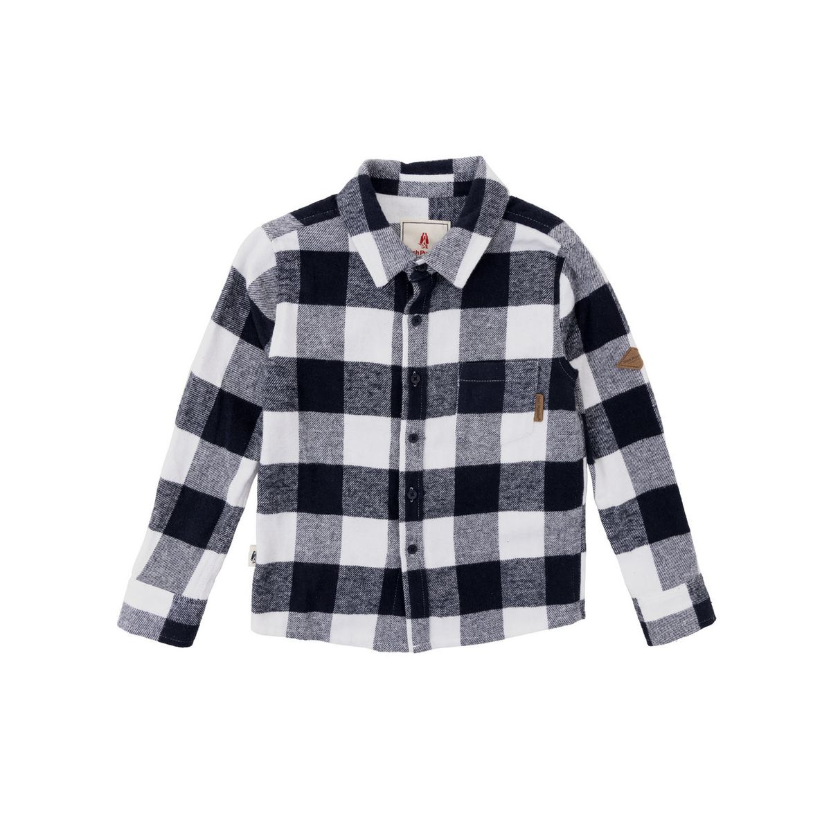 HUSH PUPPIES - Camisa Manga Larga Tobby Niño Azul HUSH PUPPIES
