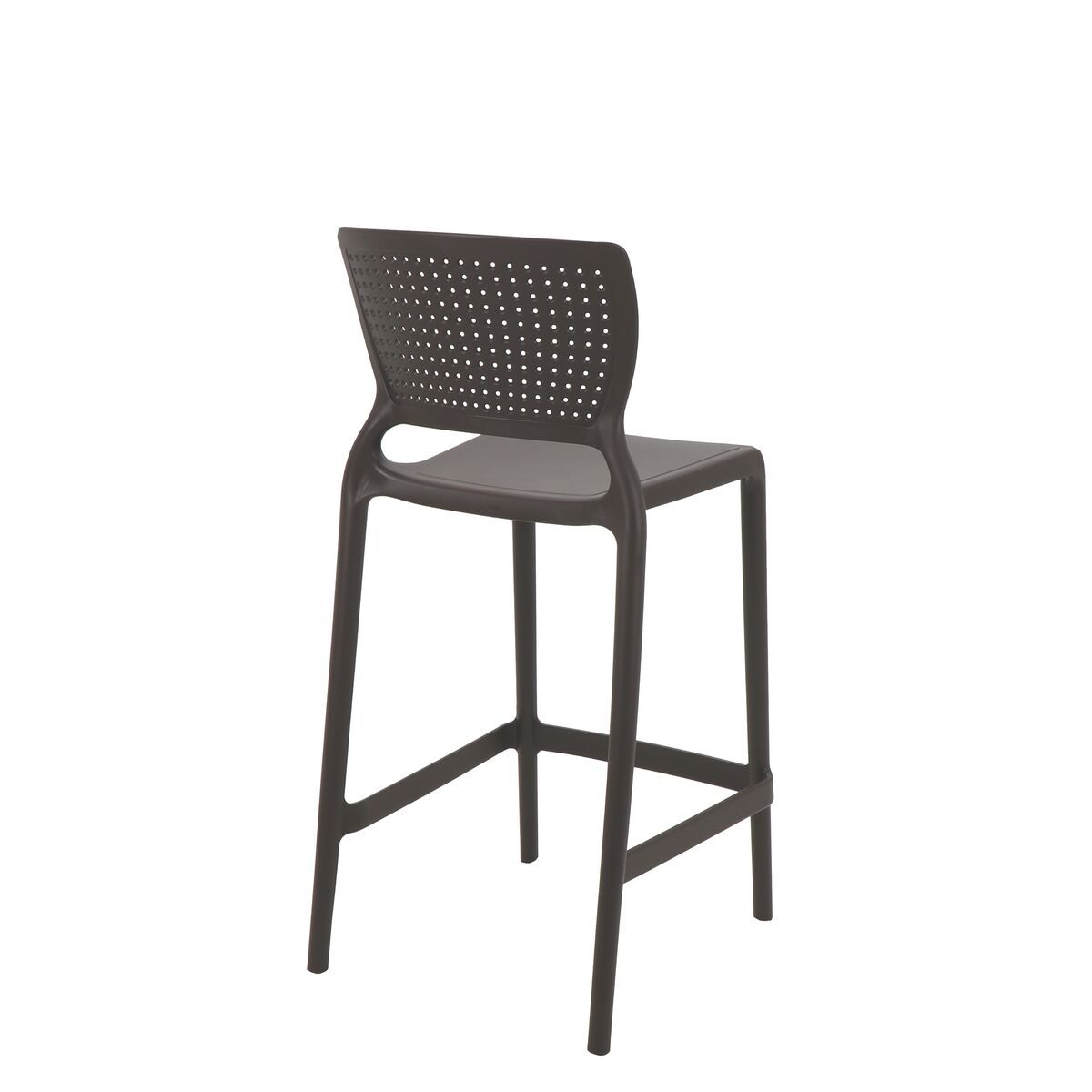 TRAMONTINA - Silla Tramontina Safira Alta Residencia en Polipropileno y Fibra de Vidrio Marrón