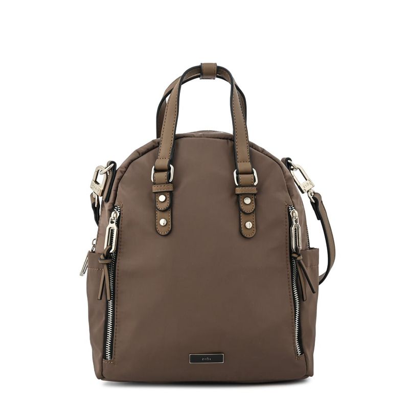 ZIOL - Mochila mediana penny taupe oscuro