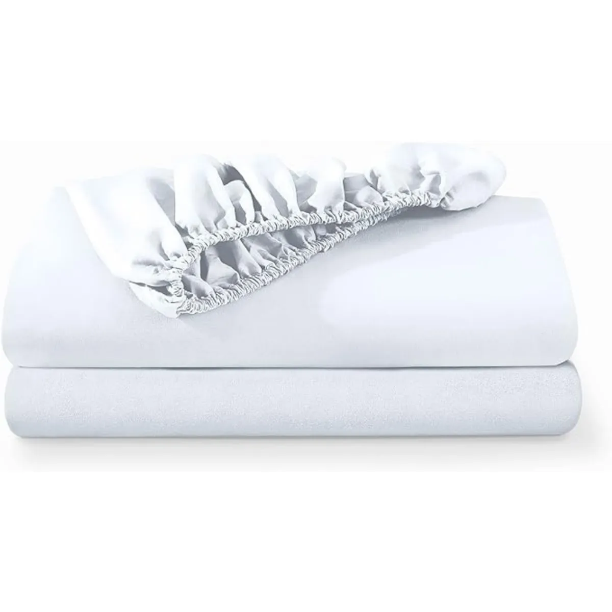 AZ AURAZEUS - Sabanas Bajera 1,5 Plazas Blanca Ultra Suave Hilos Aura Zeus