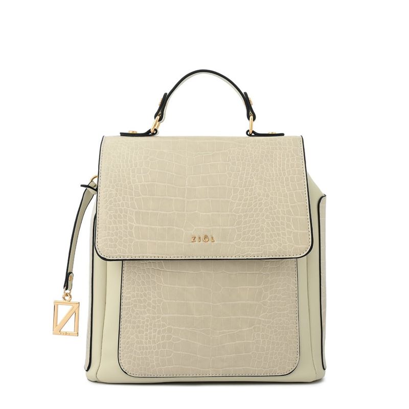 ZIOL - Mochila mediana ariana blanco crudo