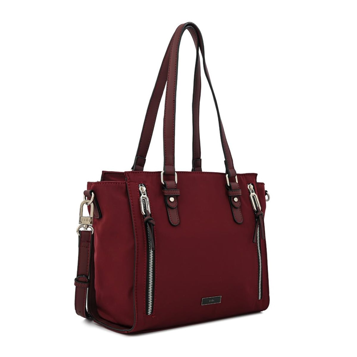 ZIOL - Cartera tote tres divisiones penny grande burdeo