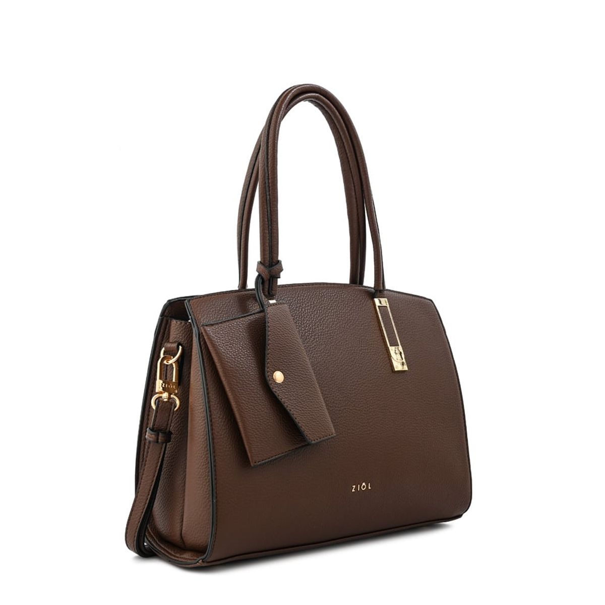 ZIOL - Cartera tote yanina grande café oscuro