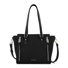 ZIOL - Cartera tote tres divisiones penny grande negro