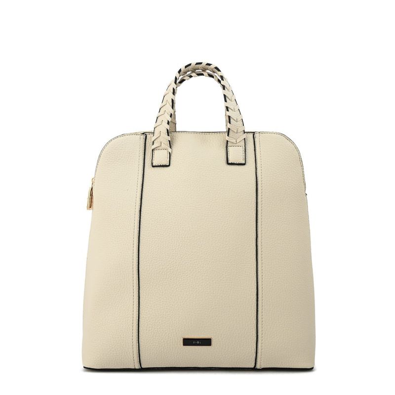 ZIOL - Mochila mediana rosita blanco crudo