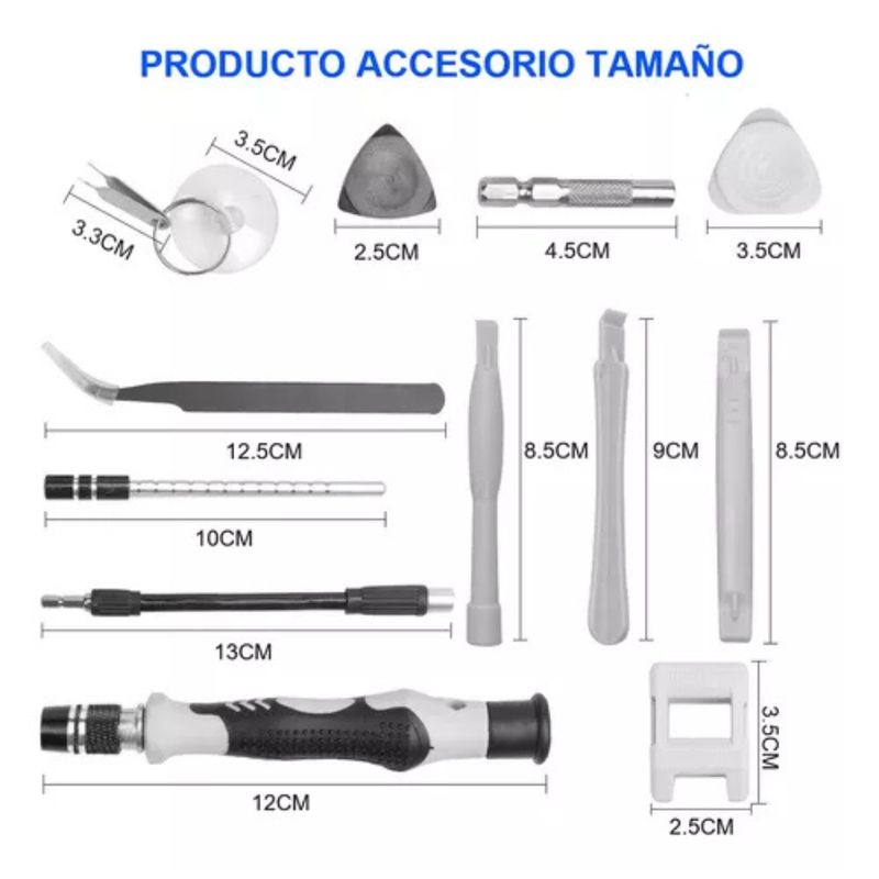 MOTARRO - Set Profesional Herramientas De Reparación Magnética Multiu