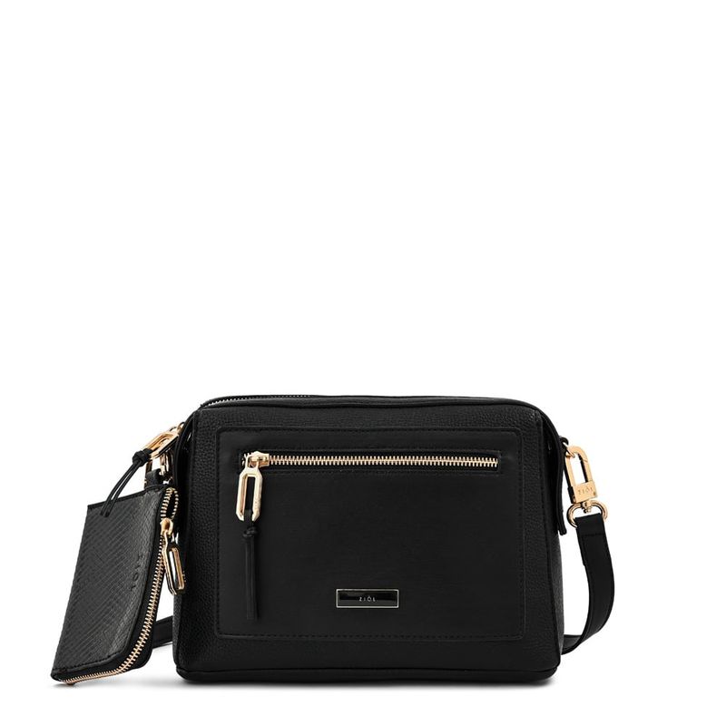 ZIOL - Cartera bandolera mediana zia negro
