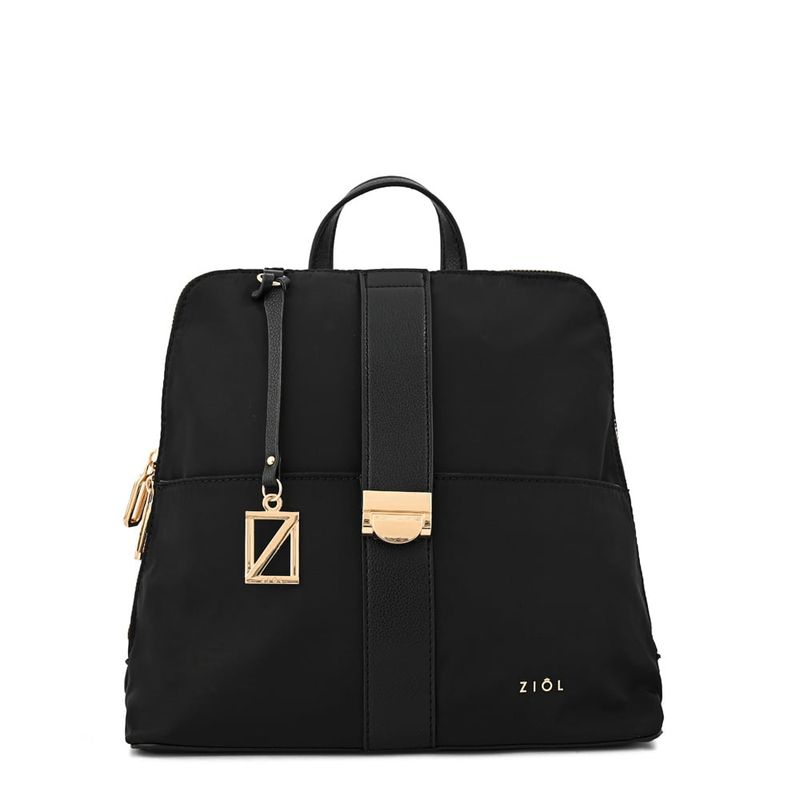 ZIOL - Mochila mediana creta negro especial