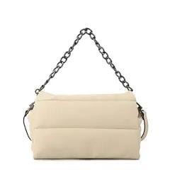 ZIOL - Cartera bandolera con tapa mediana silvi blanco crudo