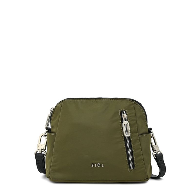 ZIOL - Cartera bandolera pequeña devi verde oliva