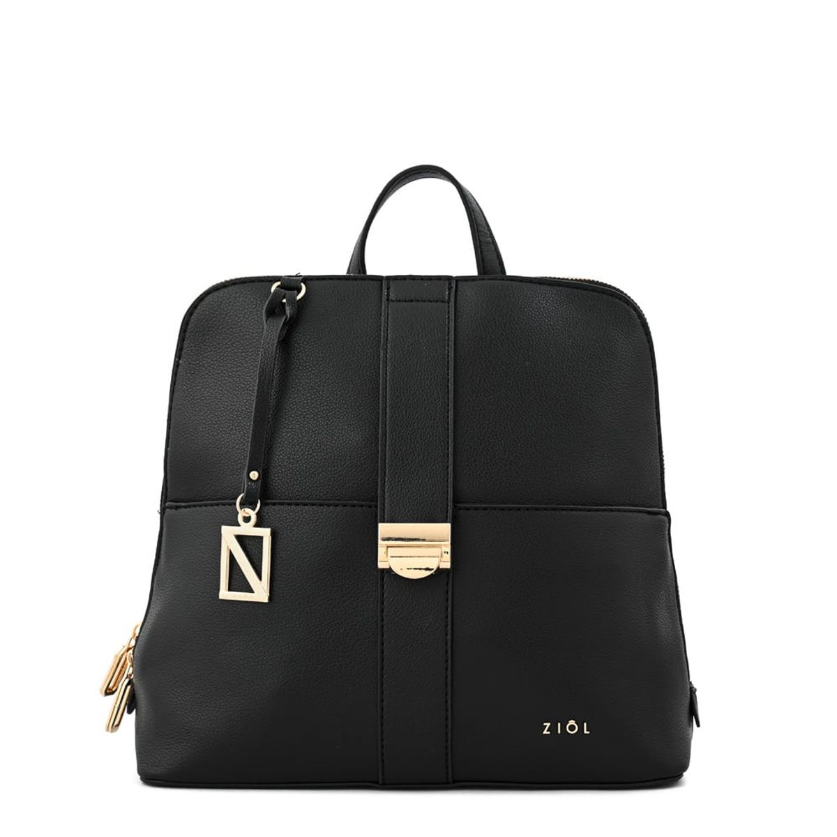 ZIOL - Mochila mediana creta negro