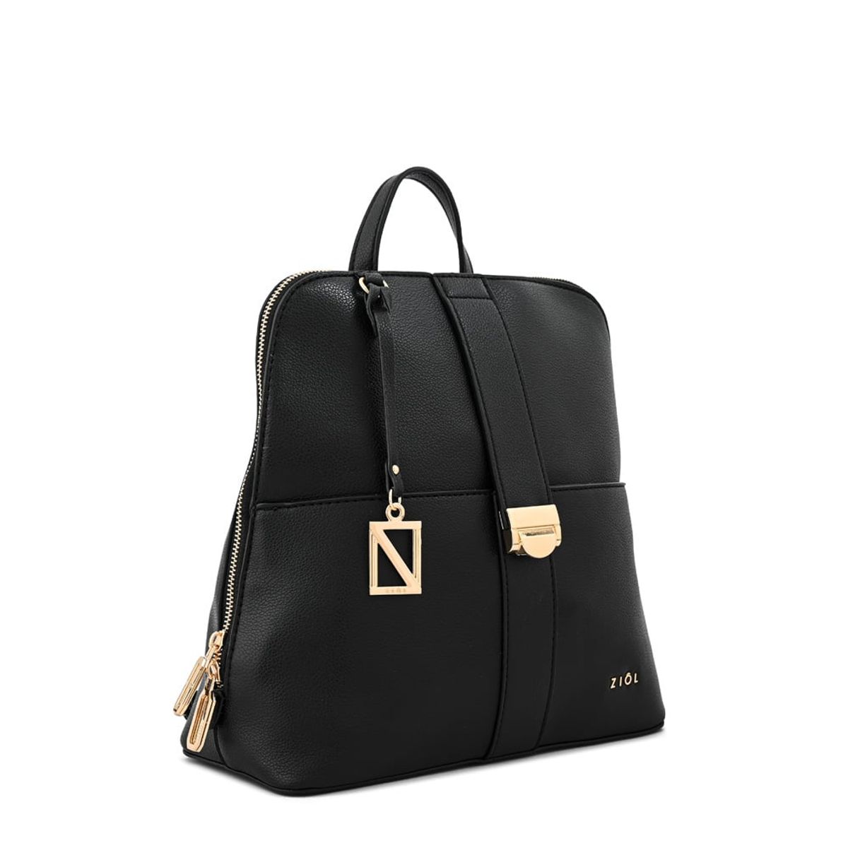 ZIOL - Mochila mediana creta negro