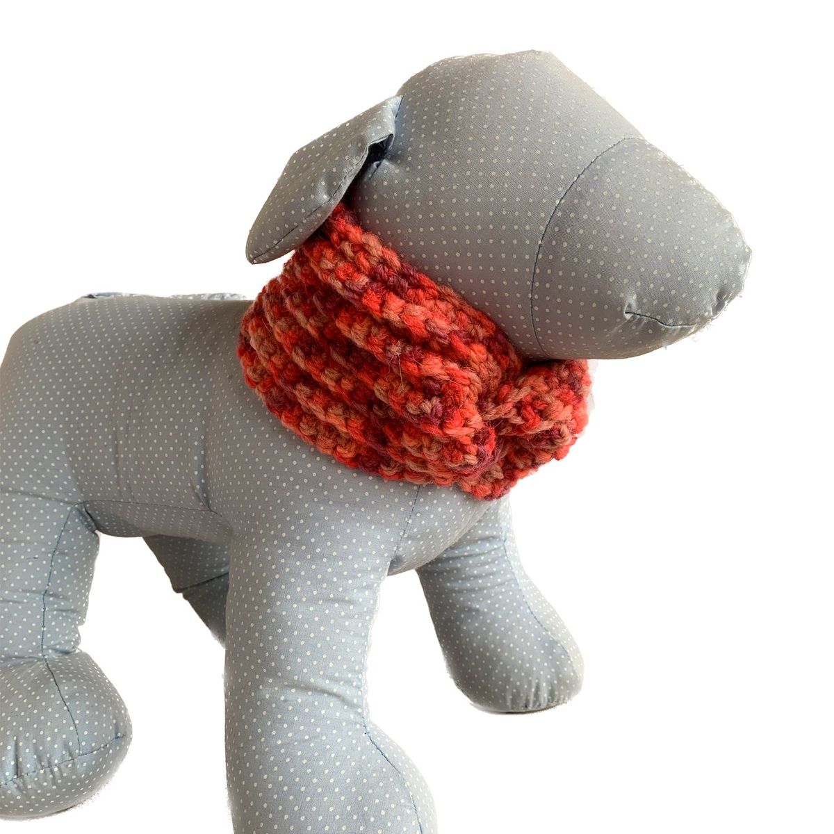 MASCOTACHIC - Cuello de Lana tonos Rojo talla M