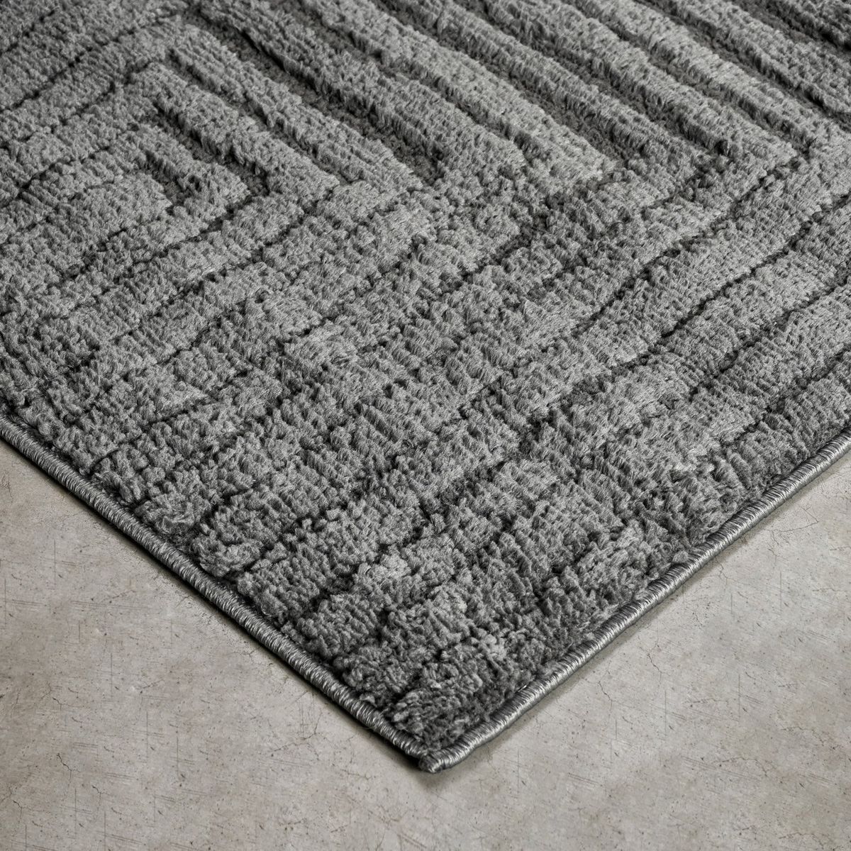 ELEMENTS & CO - Alfombra  Out-In Reflex Gris 240x340 cm