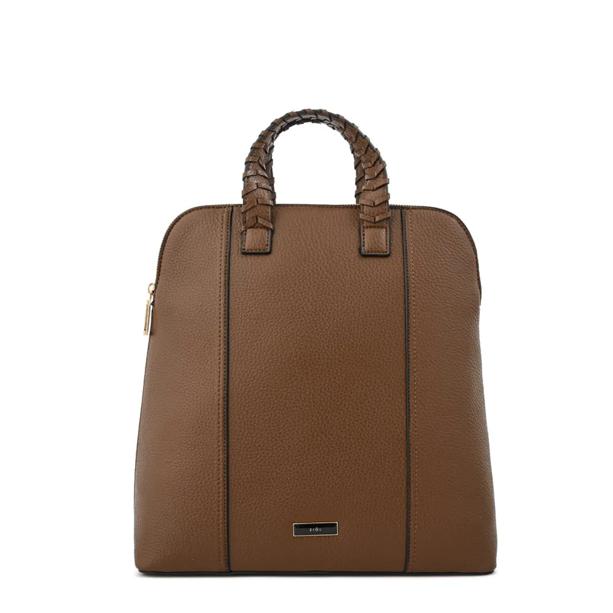 ZIOL - Mochila rosita mediana café oscuro
