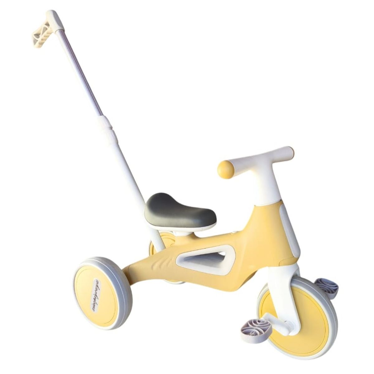 GENERICO - Triciclo Infantil Multifuncional 5 en 1 con Pedales Amarillo