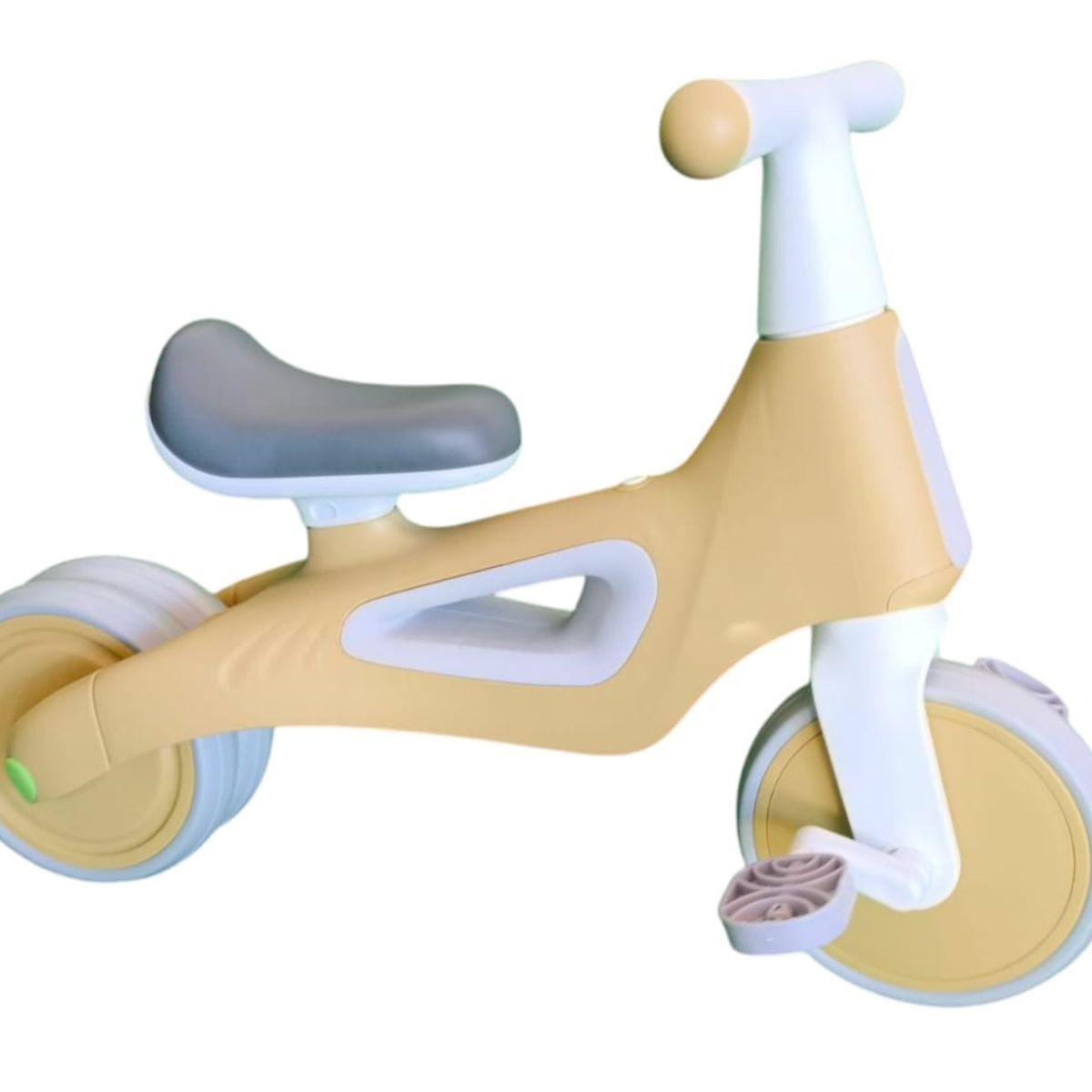 GENERICO - Triciclo Infantil Multifuncional 5 en 1 con Pedales Amarillo