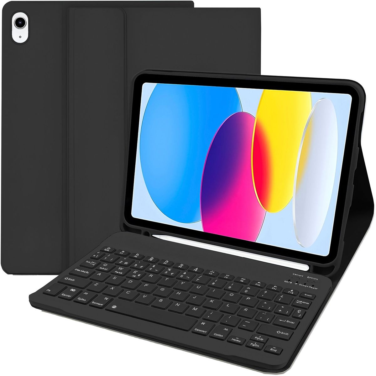 GENERICO - Funda iPad 10 Gen 10´9 Con Teclado Carcasa iPad 10 10´9