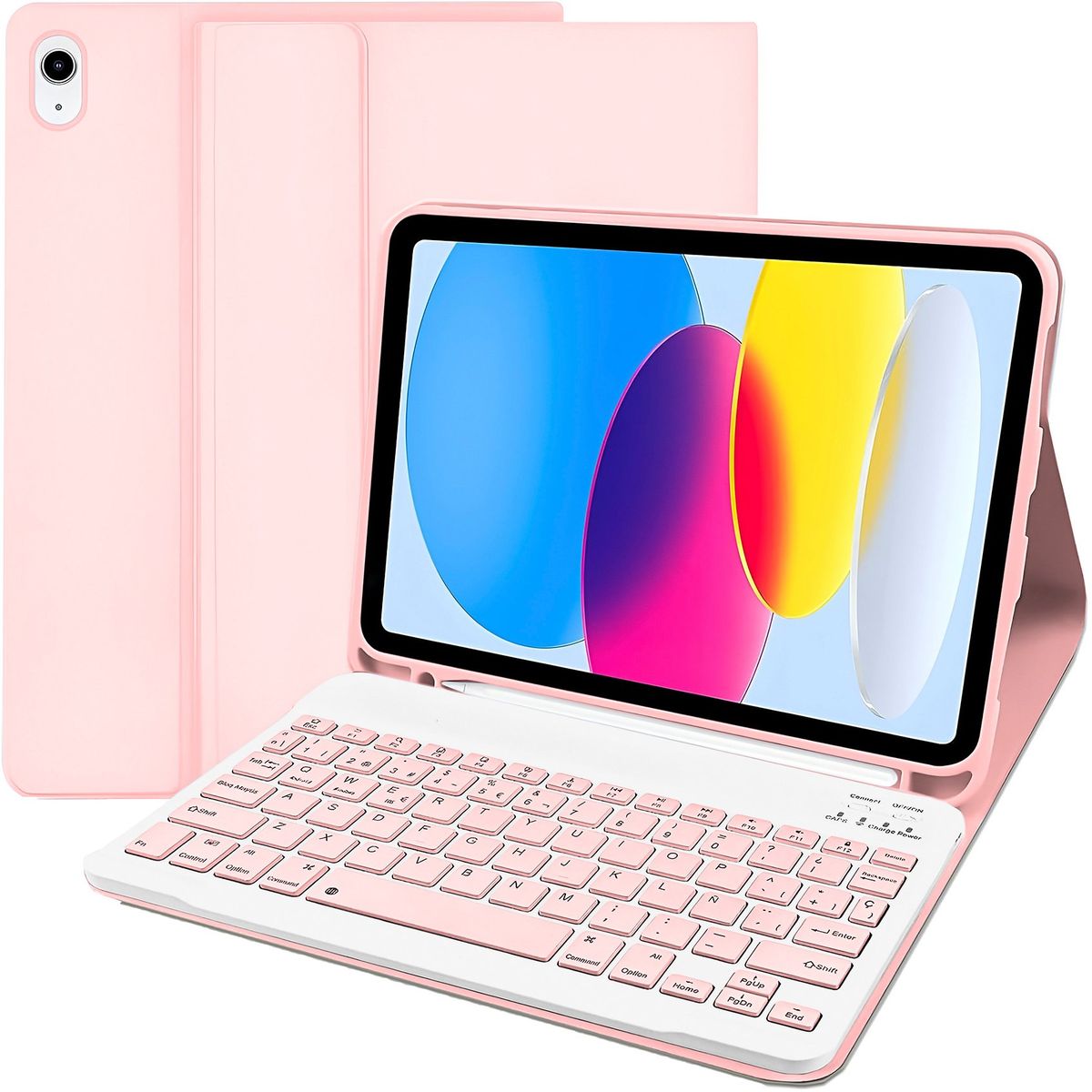 GENERICO - Funda iPad 10 Gen 10´9 Con Teclado Carcasa iPad 10 10´9