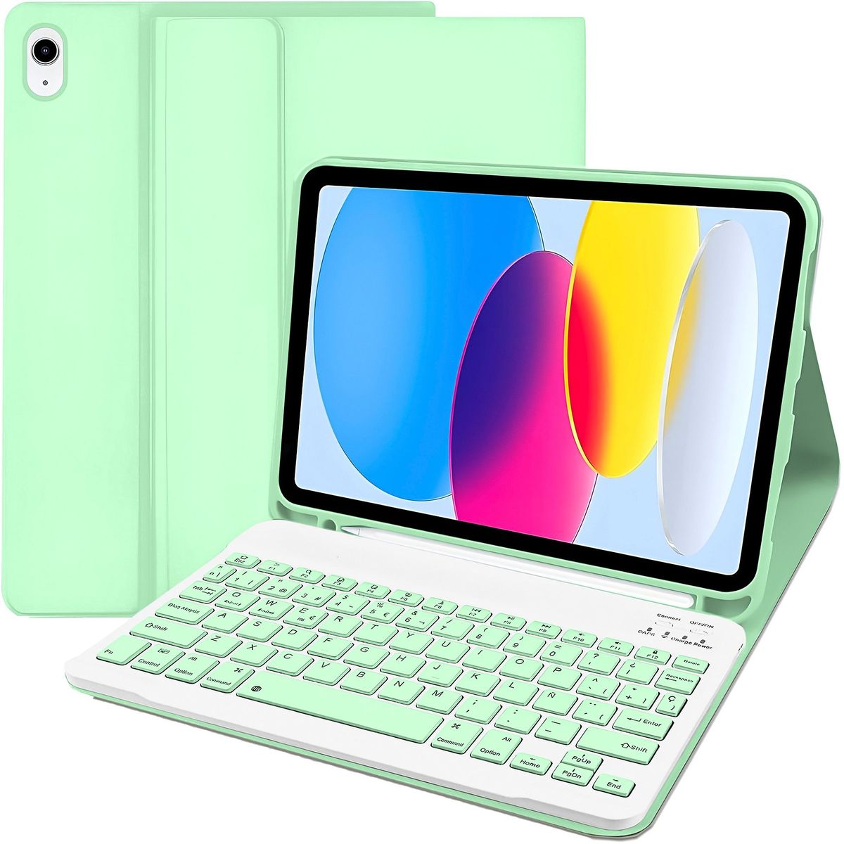 GENERICO - Funda iPad 10 Gen 10´9 Con Teclado Carcasa iPad 10 10´9