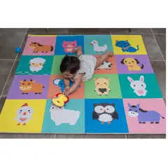 ELEPHANT - Piso Goma Eva diseño animales granja 1,2 x 1,2 mts