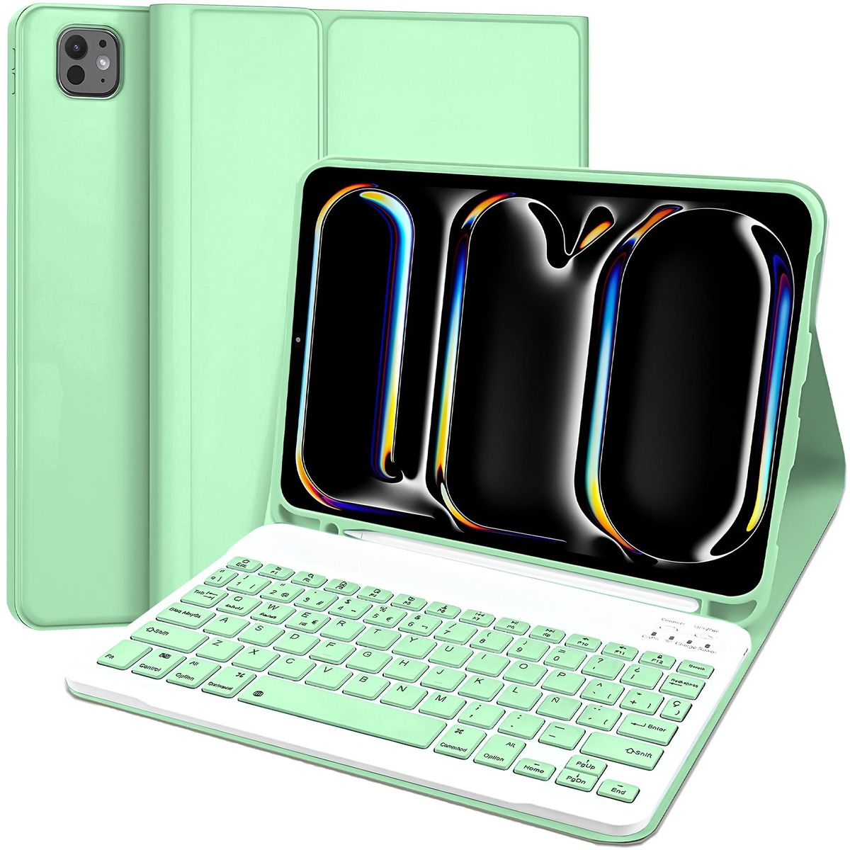 GENERICO - Funda Con Teclado iPad Pro 11 2024 Carcasa iPad Pro 11 2024