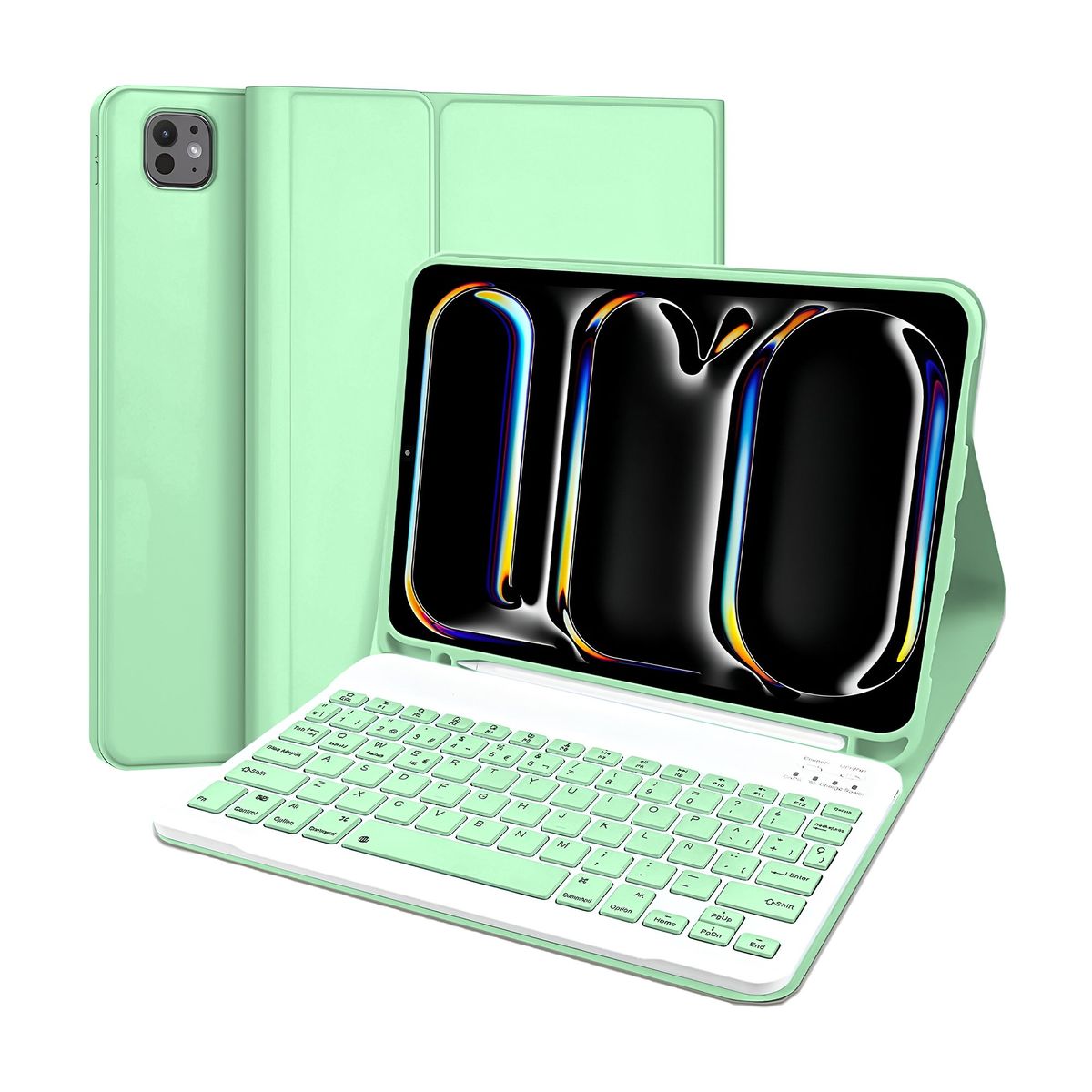 GENERICO - Funda Con Teclado iPad Pro 11 2024 Carcasa iPad Pro 11 2024