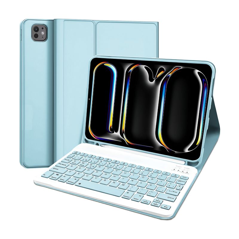 GENERICO - Funda Con Teclado iPad Pro 11 2024 Carcasa iPad Pro 11 2024