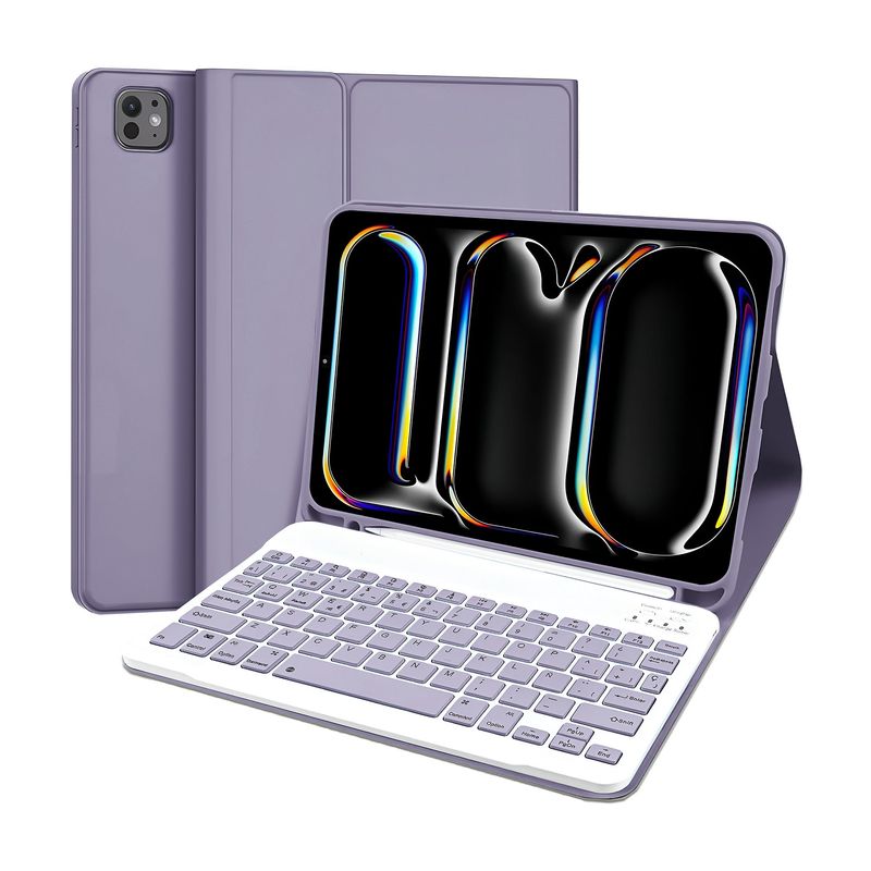 GENERICO - Funda Con Teclado iPad Pro 11 2024 Carcasa iPad Pro 11 2024