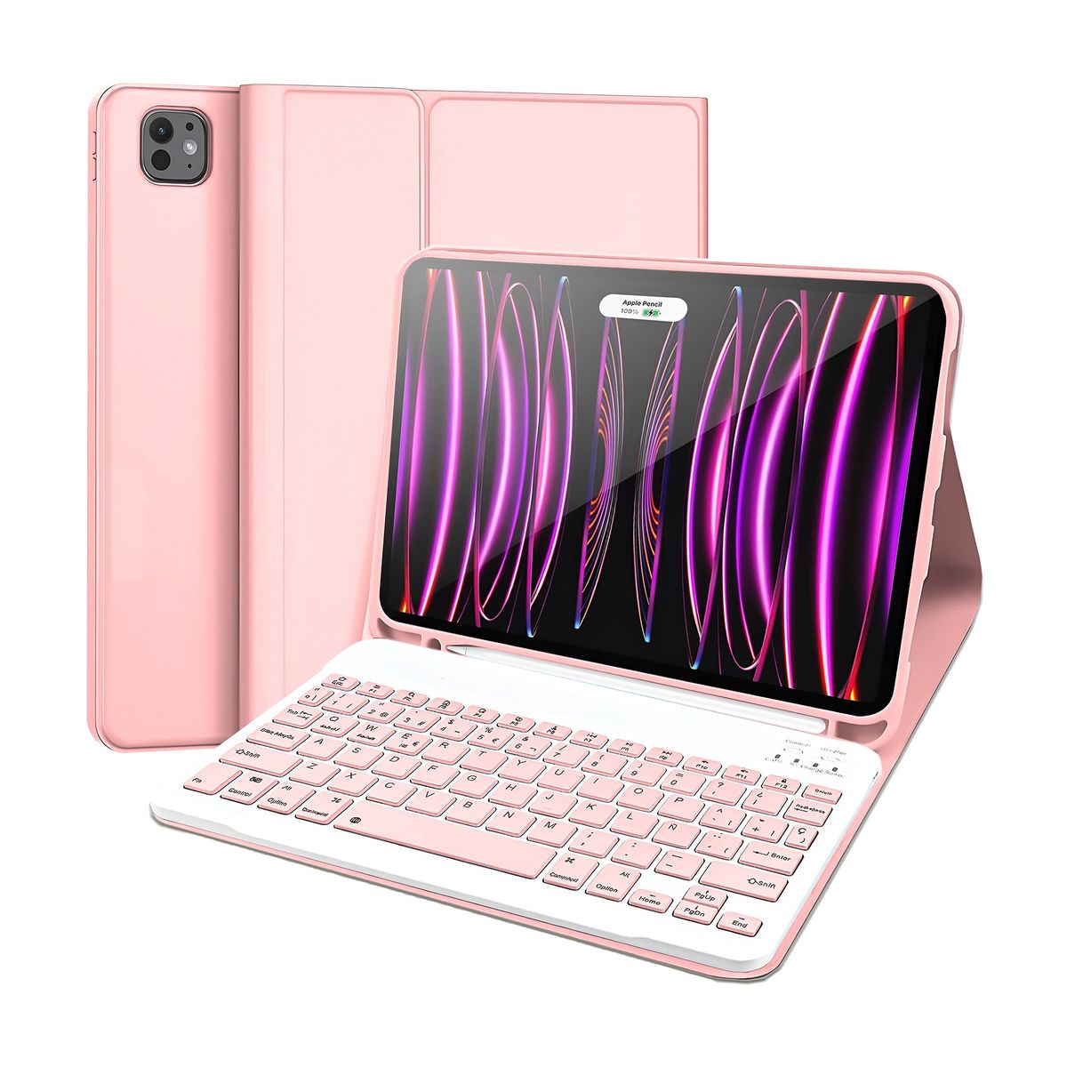 GENERICO - Funda Para iPad Pro 11 2018-2022 Con Teclado Funda 2-3-4th