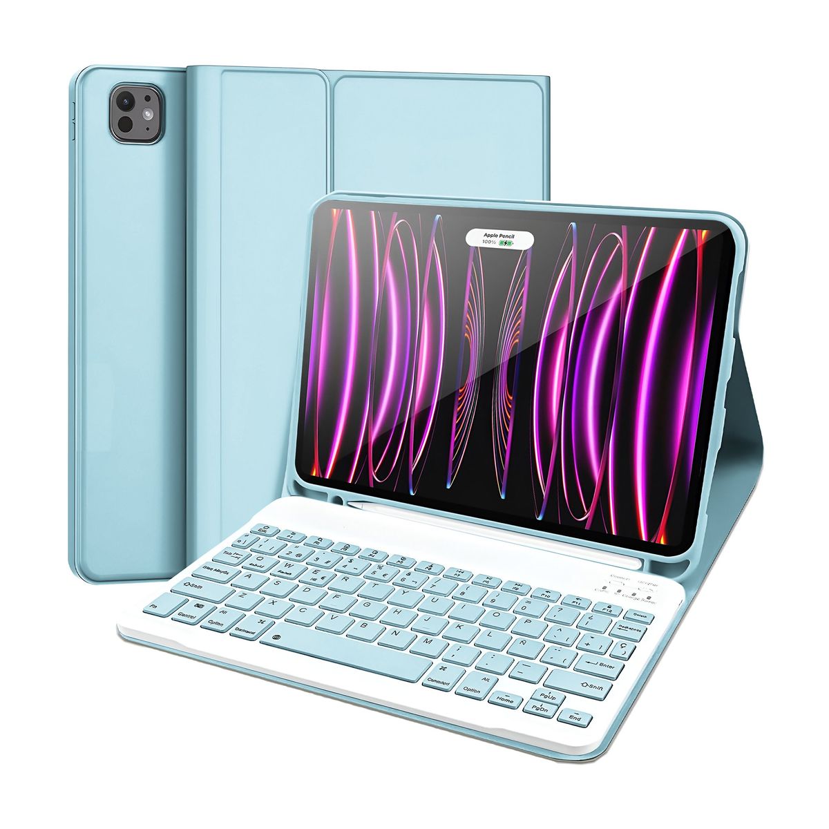 GENERICO - Funda Para iPad Pro 11 2018-2022 Con Teclado Funda 2-3-4th