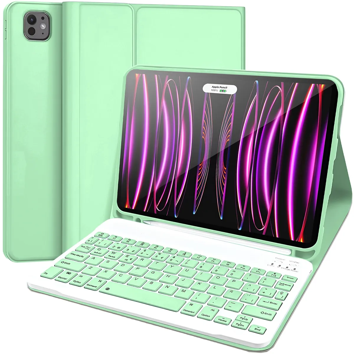 GENERICO - Funda Para iPad Pro 11 2018-2022 Con Teclado Funda 2-3-4th