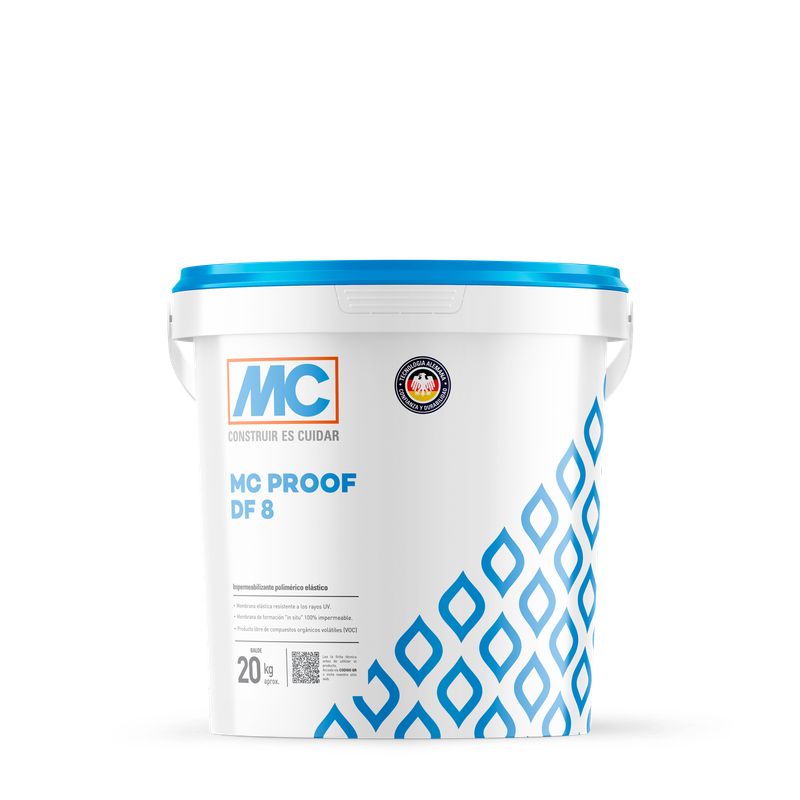 GENERICO - MC-PROOF DF 8 - Impermeabilizante Acrilico Altamente Flexible Tin 20 Kg