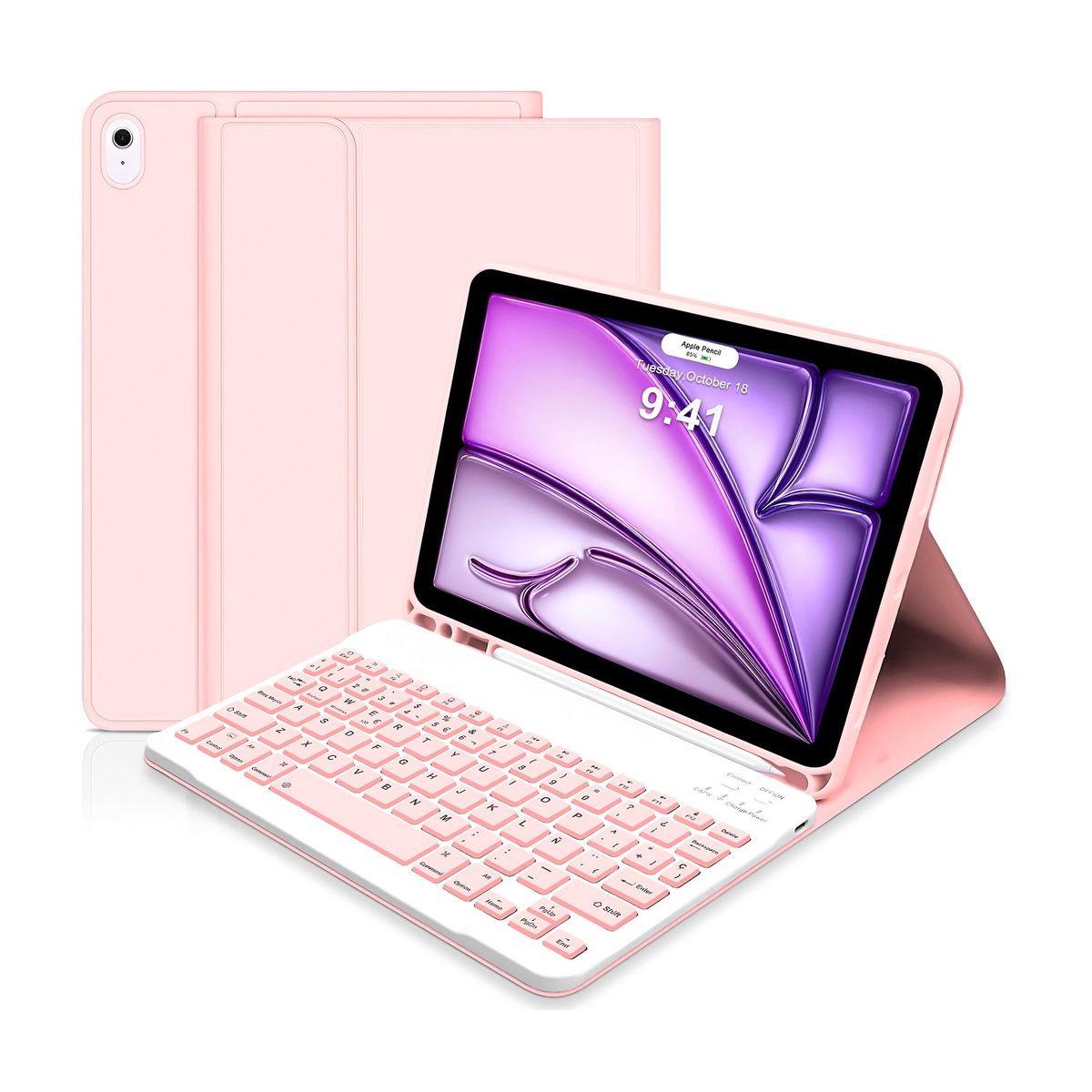 GENERICO - Funda Con Teclado Para iPad Air 6 11 y Air 4-5 10´9 Fundas